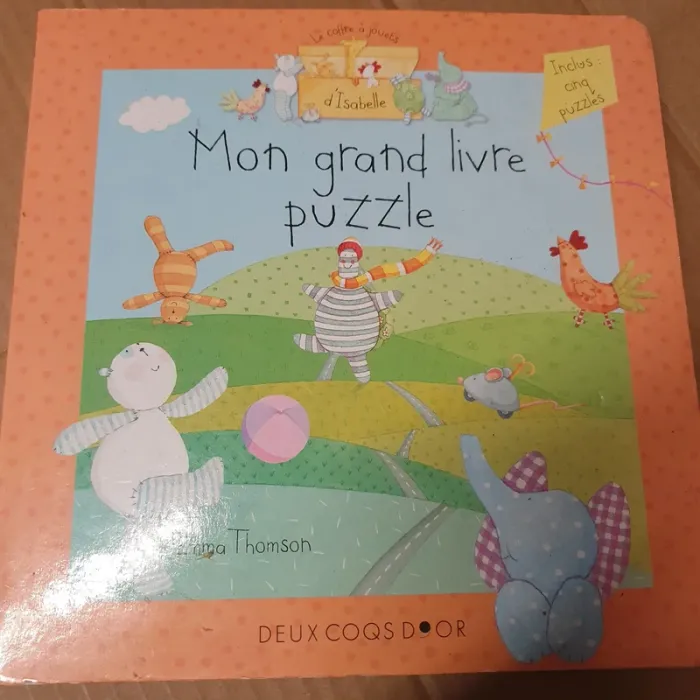 Mon grand livre de 5 puzzles