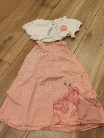 Ensemble robe et Boléro 12 mois