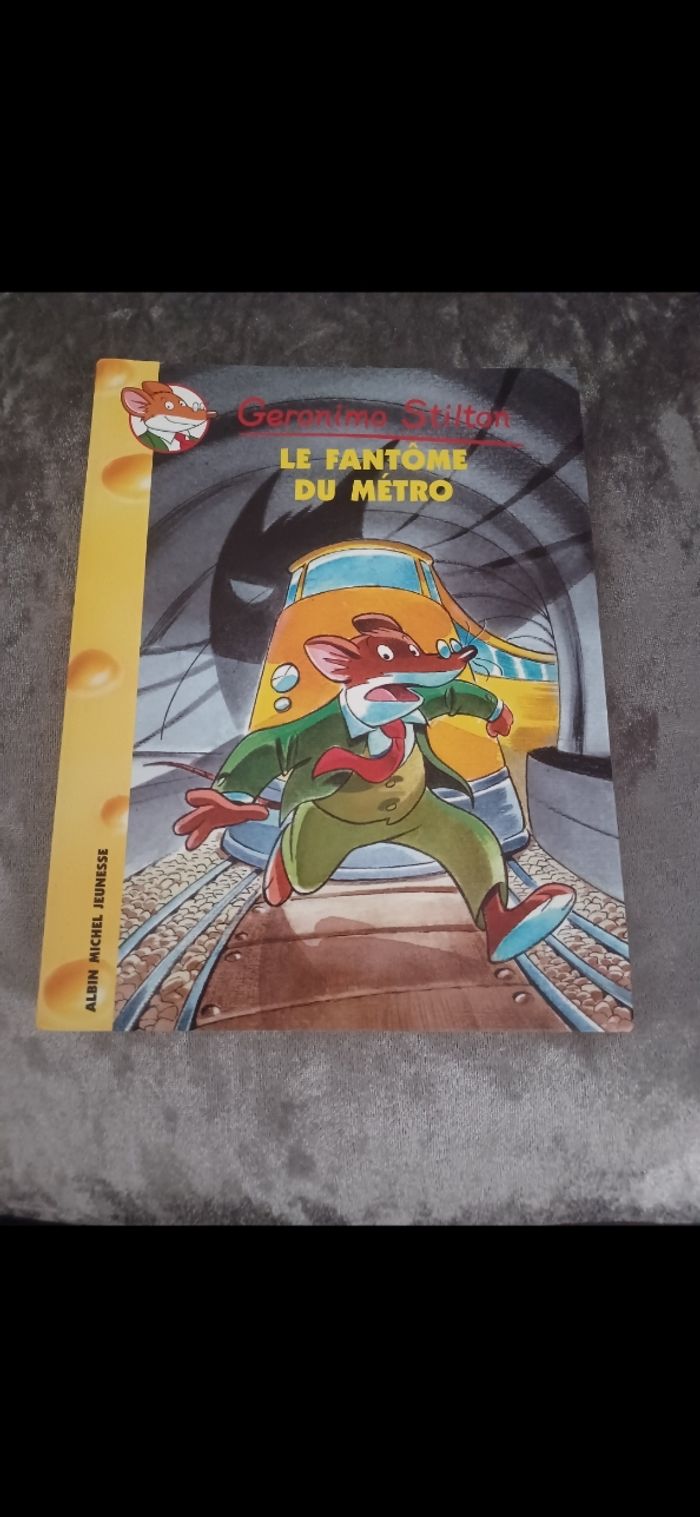 Livre Géronimo Stilton Tome 6: Le fantôme du métro 🚇