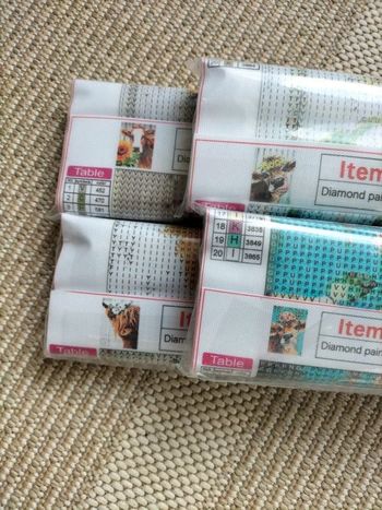 🎨Lot de 4 Diamond Painting - Vaches 🎨