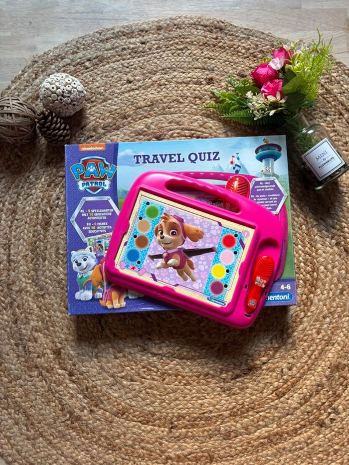 🌺Quiz de voyage électronique Pat patrouille rose🌺
