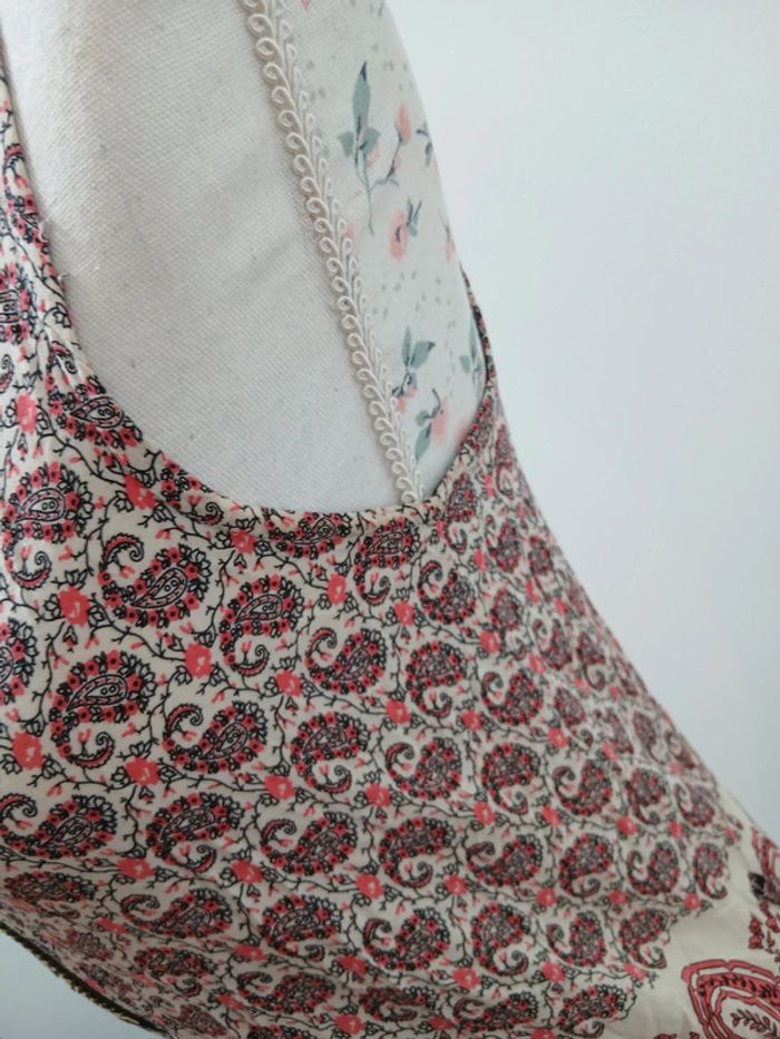 Robe rose et blanche courte taille 34/36 - photo numéro 6