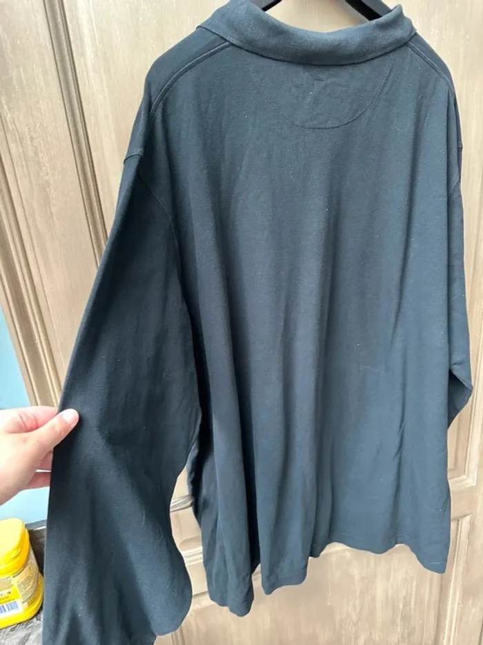 Polo manche longue taillissime 7XL noir - photo numéro 14
