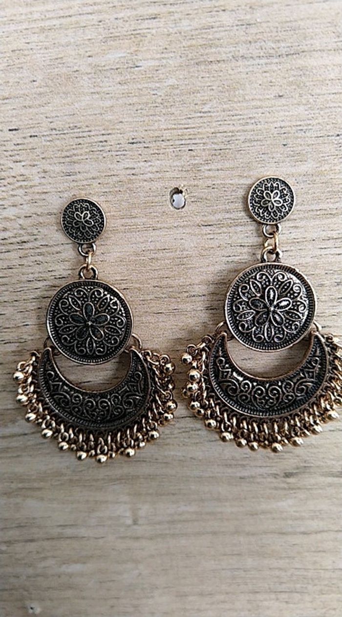 Boucles d'oreilles bohème vintage