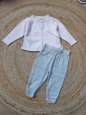 Tenue pantalon et gilet 3 mois