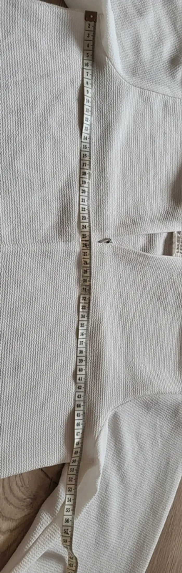 Blouse blanche Shein à col smocké et manches longues – Taille S - Blanc - photo numéro 9