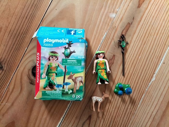 Playmobil coffret 70059 nymphe et faon