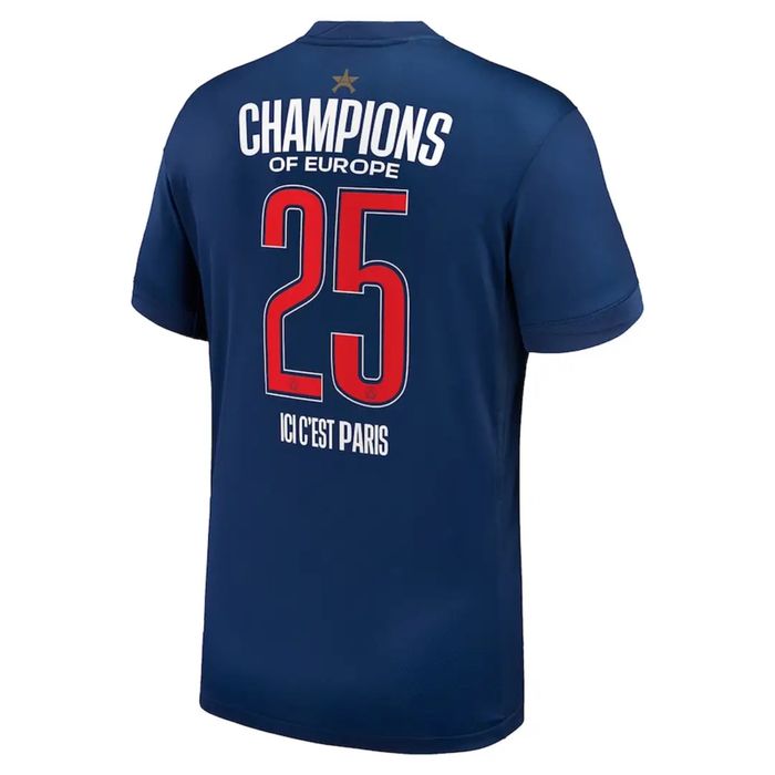 Maillot Collector Domicile PSG Nike Dri-FIT Champions Of Europe Taille Enfant L - photo numéro 3