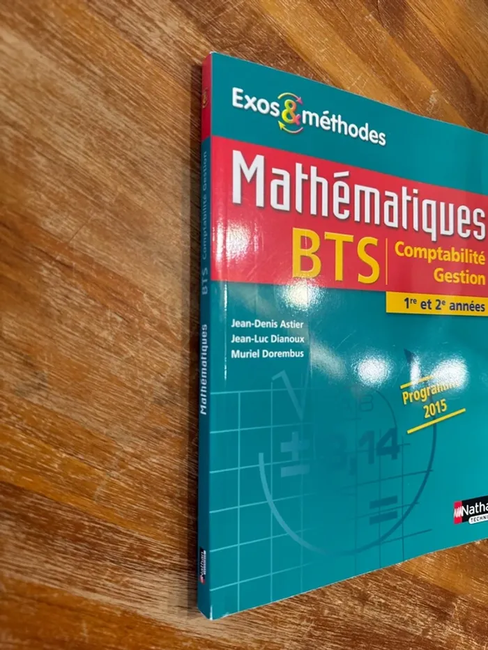 Livre mathématiques, BTS, comptabilité, gestion - photo numéro 2