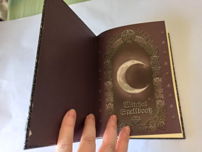 Livre de sorts de sorcières A5 avec stylo - photo numéro 5