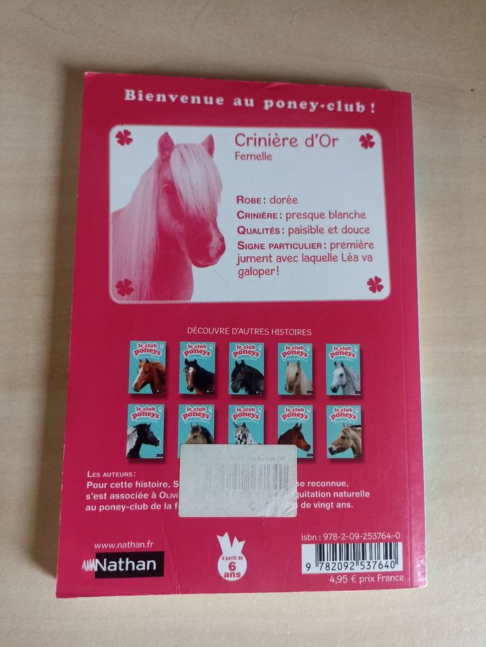 Livre enfant le club des poneys 4 - photo numéro 2