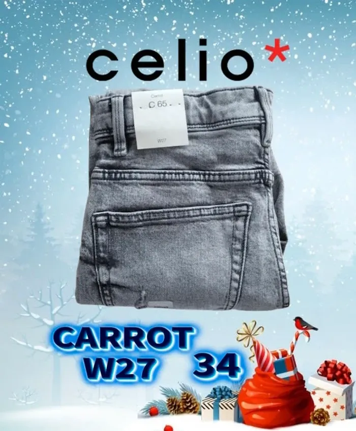 ๐ฆ Jean Celio W27 coupe Carrot Neuf - photo numรฉro 2