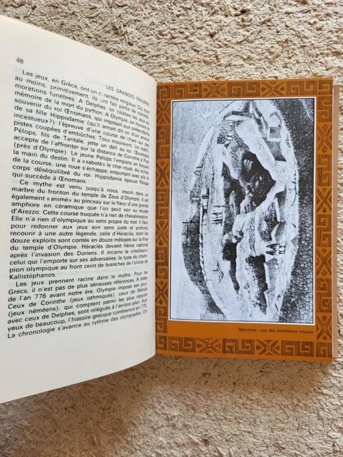 Lot de 2 livres Les grandes énigmes des civilisations disparues - 1974 - photo numéro 10