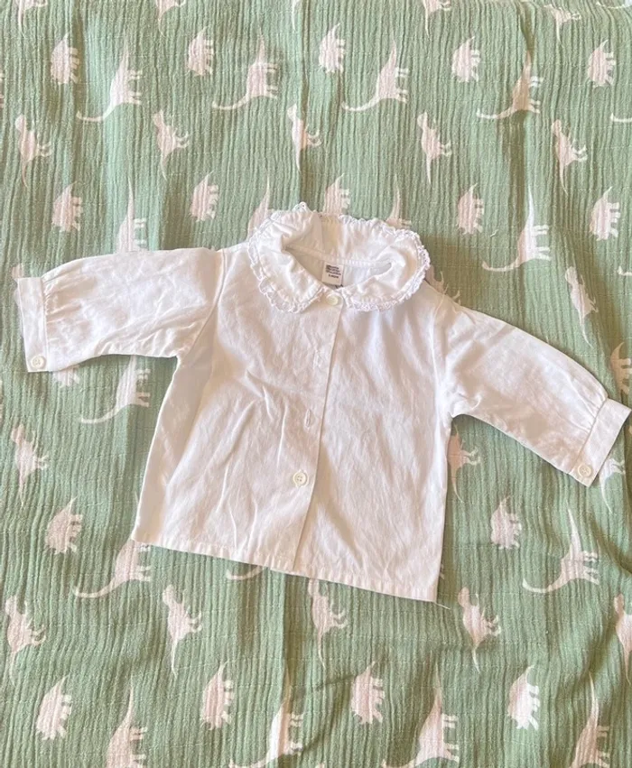 Chemise blanche avec col