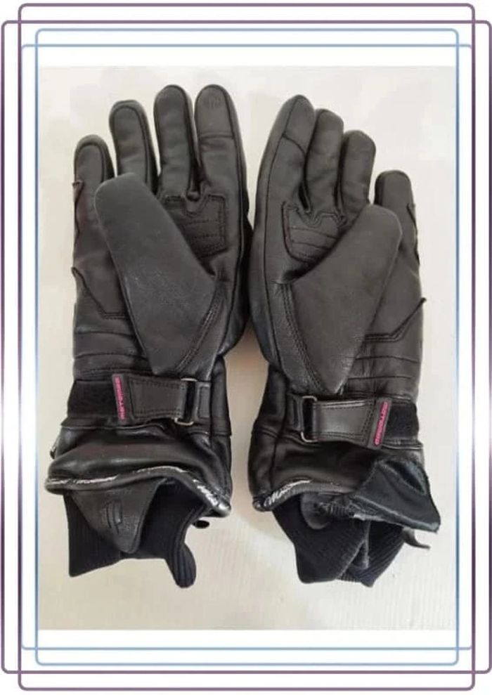Gants de moto motomod en cuir, très bon état, taille 9 - photo numéro 2