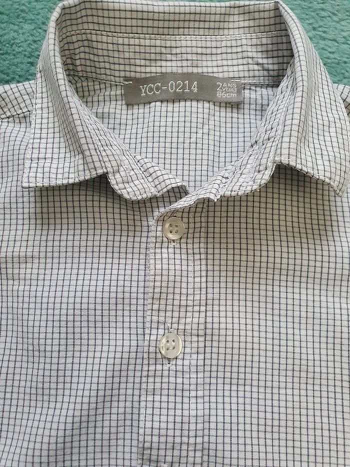 Magnifique chemise 2 ans 86 cm - photo numéro 2