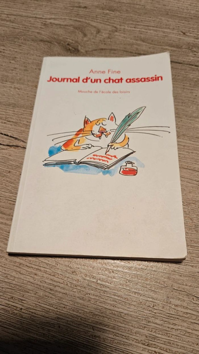 Livre enfant Journal d un chat assassin de Anne Fine, bon état