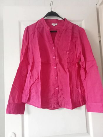 chemisier rose taille 44 phildar