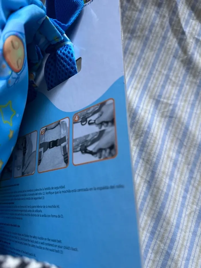 ac à dos enfant avec harnais – de 1 à 4 ans – NEUF - photo numéro 12