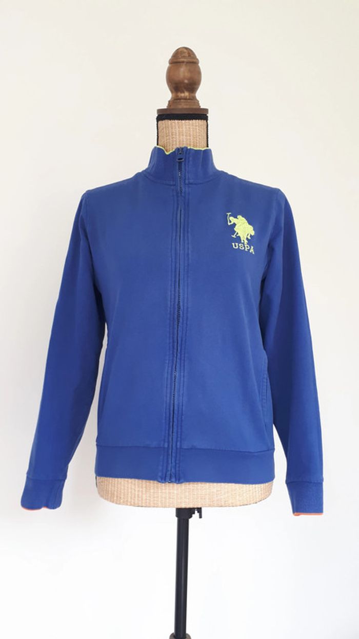 20 € Sweat zippé US Polo ASSN taille 14 ans - photo numéro 4