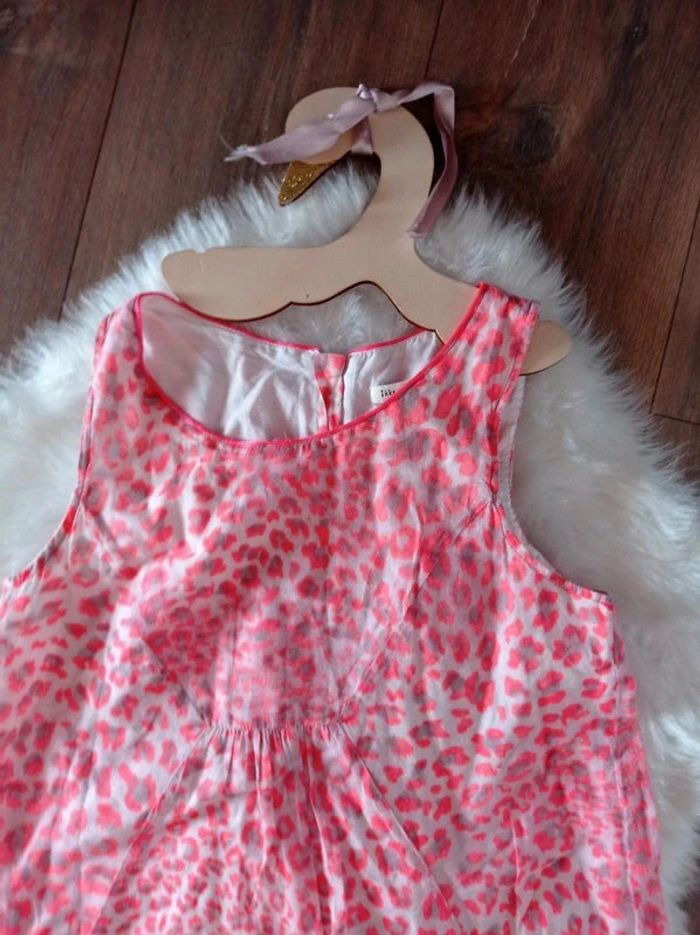 Ikks 💖 robe chic façon léopard rose 12 ans (DX) - photo numéro 2
