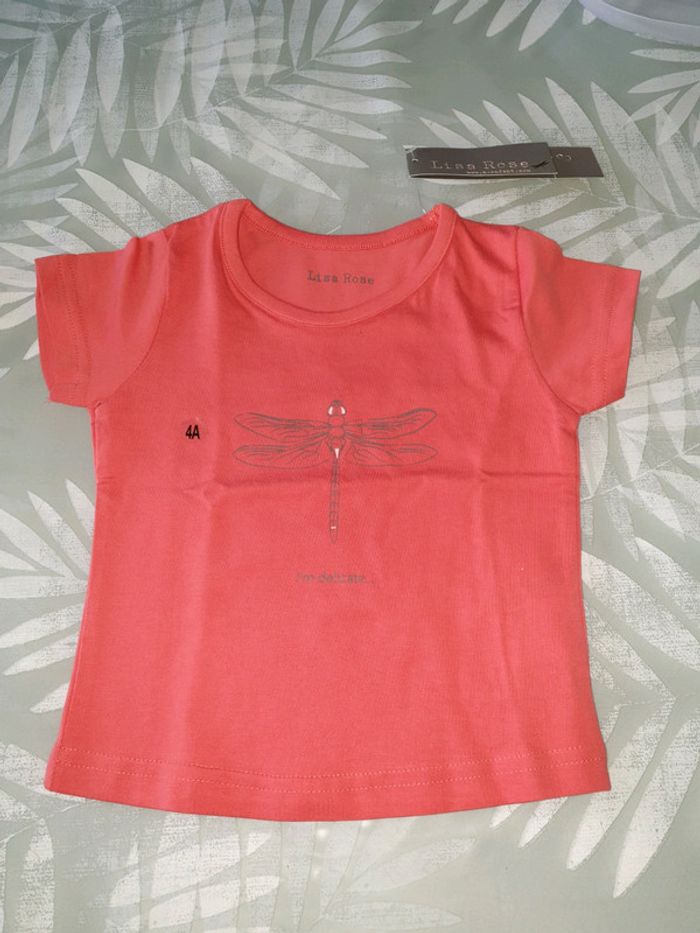 Tee-shirt lisa rose de Z 2 ans