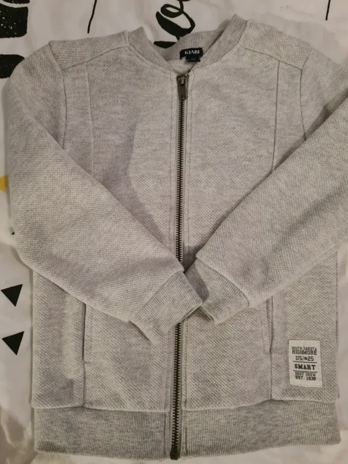 Gilet zippé garçon