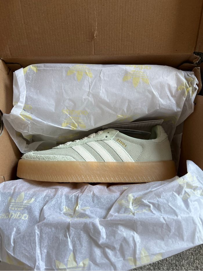 Adidas Sambae Linen Green Gum - photo numéro 8