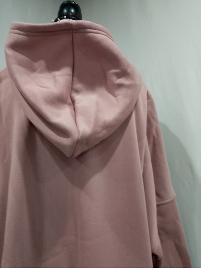 Manteau mi-saison rose grande taille – cardigan élégant à manches longues, doux et chic pour femme - photo numéro 8