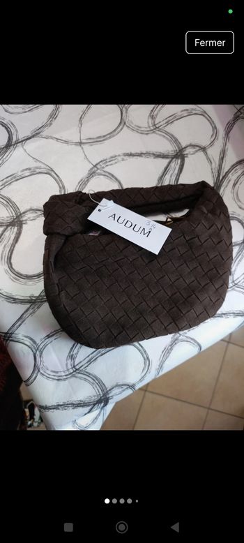 Sac a main en daim