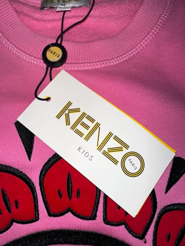 Magnifique sweat kenzo 12 ans neuf - photo numéro 3