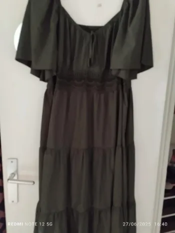 Robe longue VERT Kaki