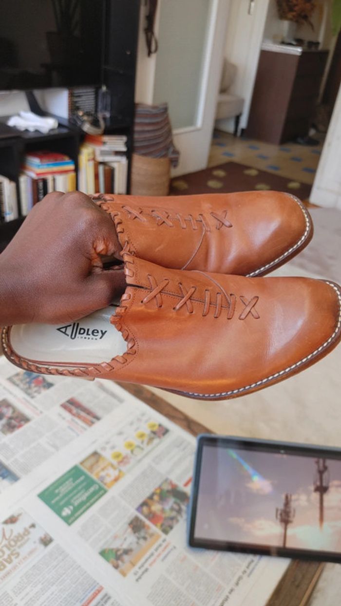 Sabot en cuir de la marque Audley Londre taille 40 - photo numéro 8