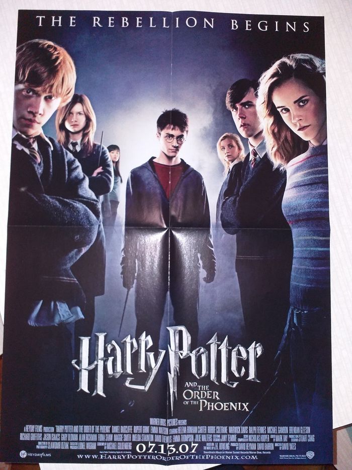 Affiche / Poster A2 - Harry Potter et l'Ordre du Phénix - photo numéro 2