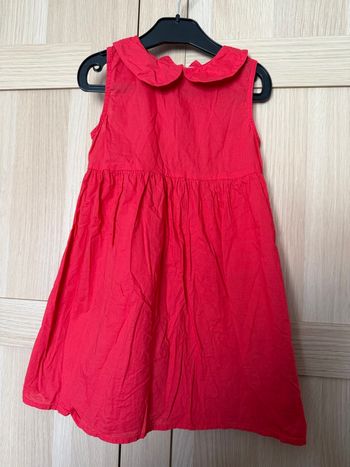 Robe rouge col Claudine Primark t.5-6ans