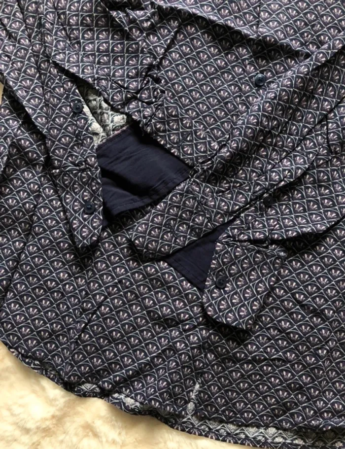 Chemise élégante motifs légère et fluide Devred M - photo numéro 4