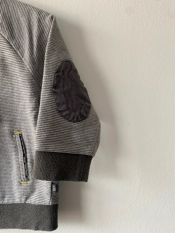 Veste 12 mois obaibi coccinelle jaune dans le dos - photo numéro 4