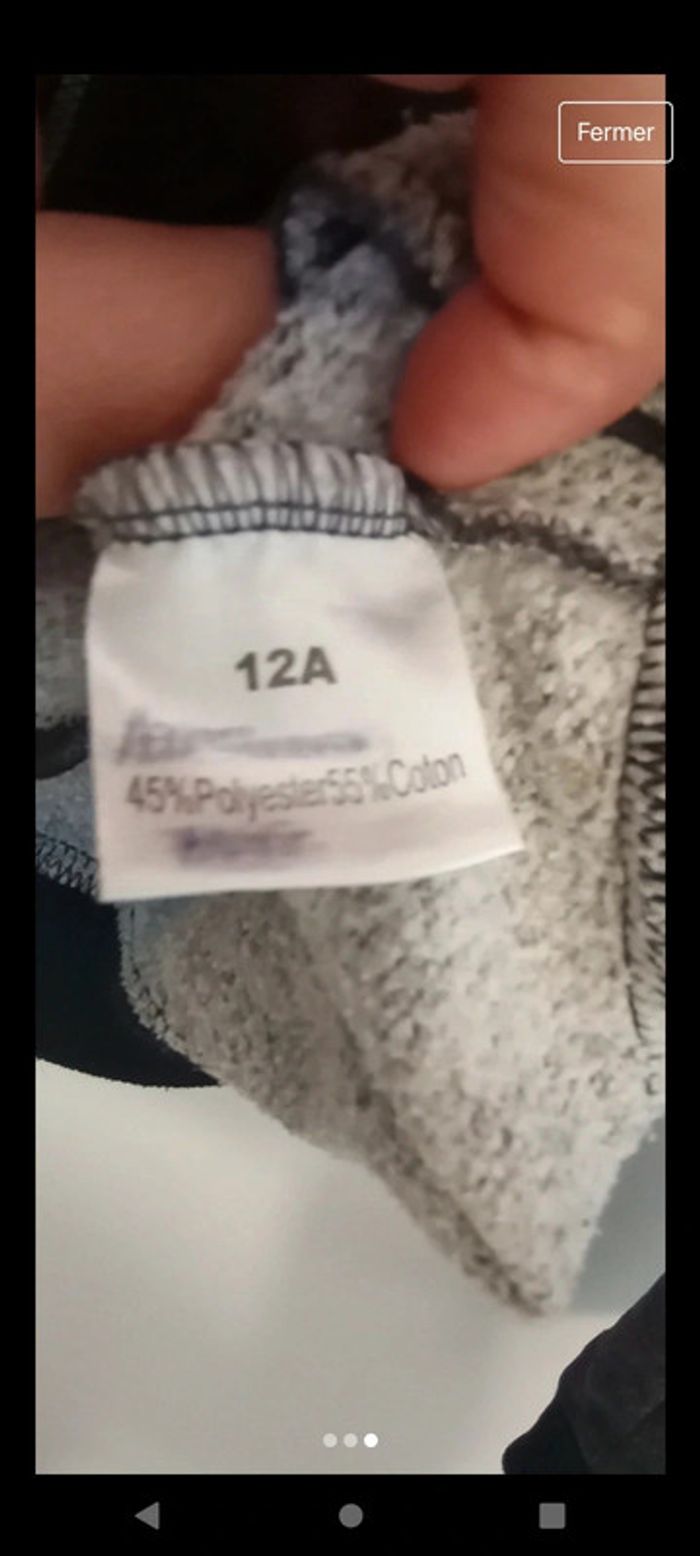 Gilet zippé NPO fille 12 ans - photo numéro 3