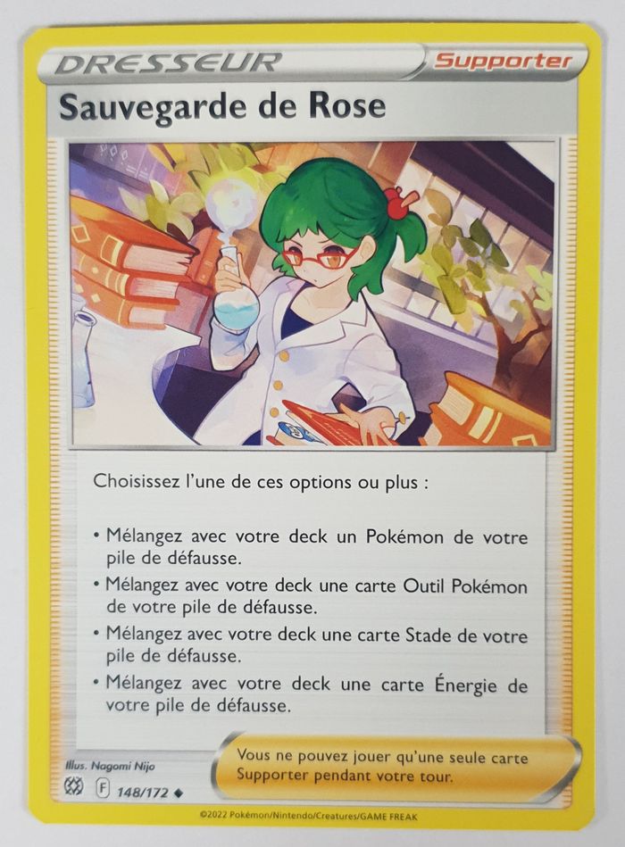 Carte Pokemon Sauvegarde de Rose 148/172 ◆ Stars Etincelantes FR ©