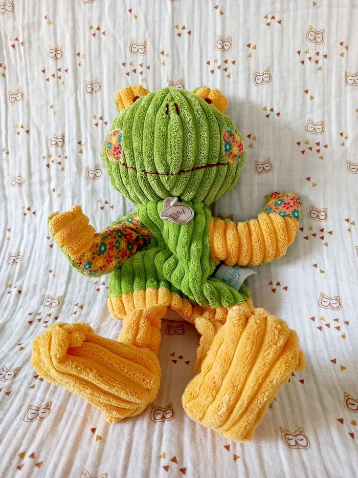 Doudou grenouille Baby Nat marionnette