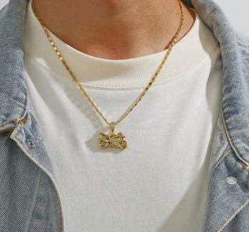 Collier avec pendentif homme