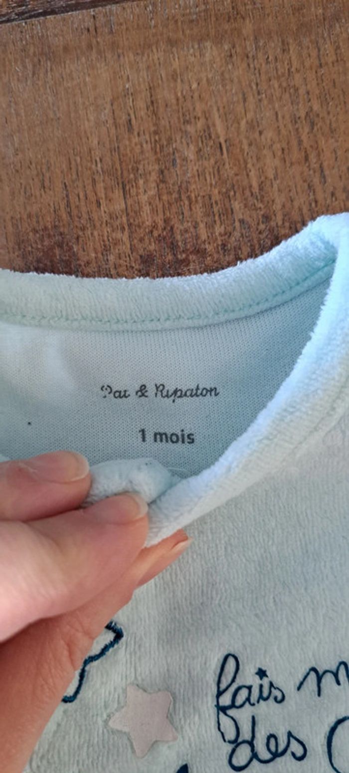 Grenouillère Pat et Ripaton 1 mois - photo numéro 3