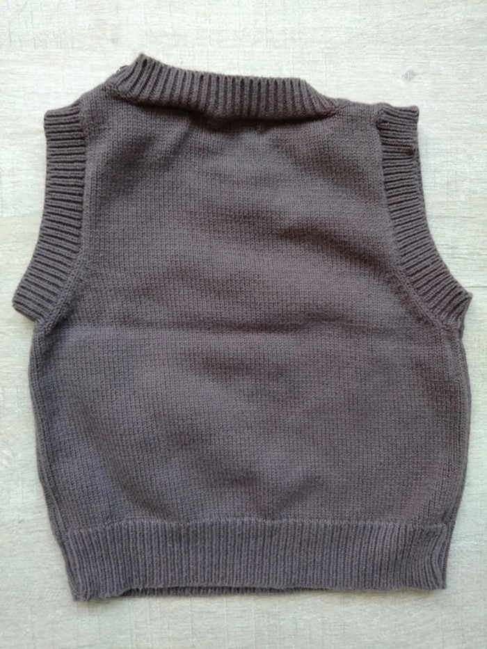 Pull sans manches, la redoute, taille 18 mois - photo numéro 3