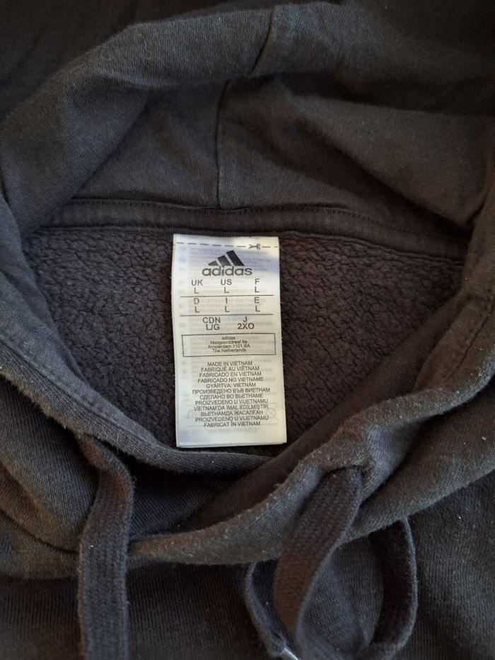 Pull sweat à capuche taille L Adidas - photo numéro 4