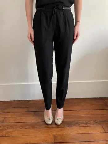 Pantalon Zara Noir habillé