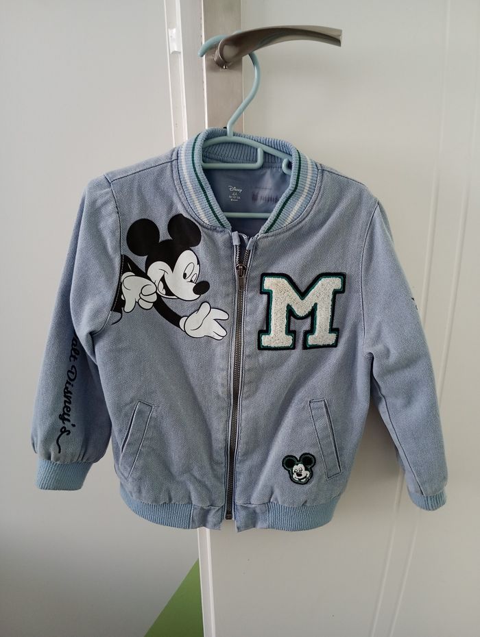 Blouson jean mickey