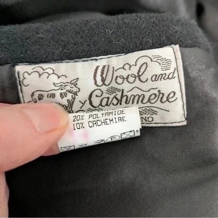 Manteau long en laine et cachemire - taille 46 - photo numéro 5