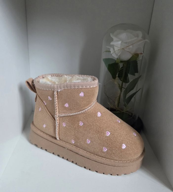 Bottines beige polaires