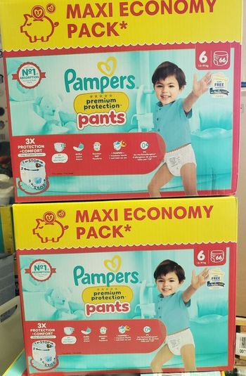 Couches pampers prenium protection taille 6, 132 Couches.