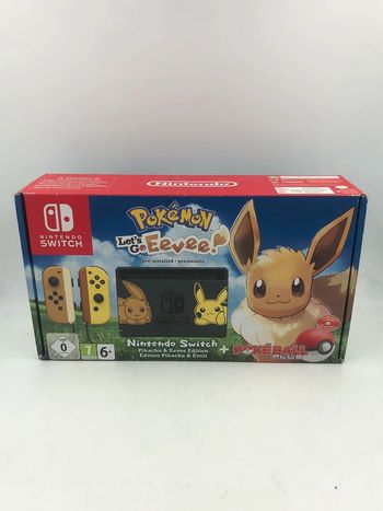 Console de jeu vidéo Nintendo Switch Pokémon Let’s Go Évoli
